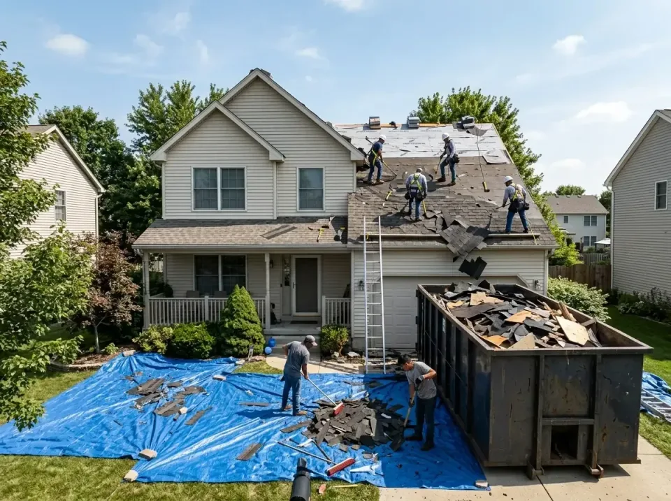 roof-replacement-debris-remova-004 — frequently asked questions, Cheapest Dumpster Rentals in Sterling, IL